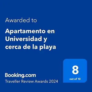 Apartamento En Universidad Y Cerca De La Playa
