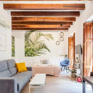 Loft De Diseno Junto Al Mercado Con Balconada
